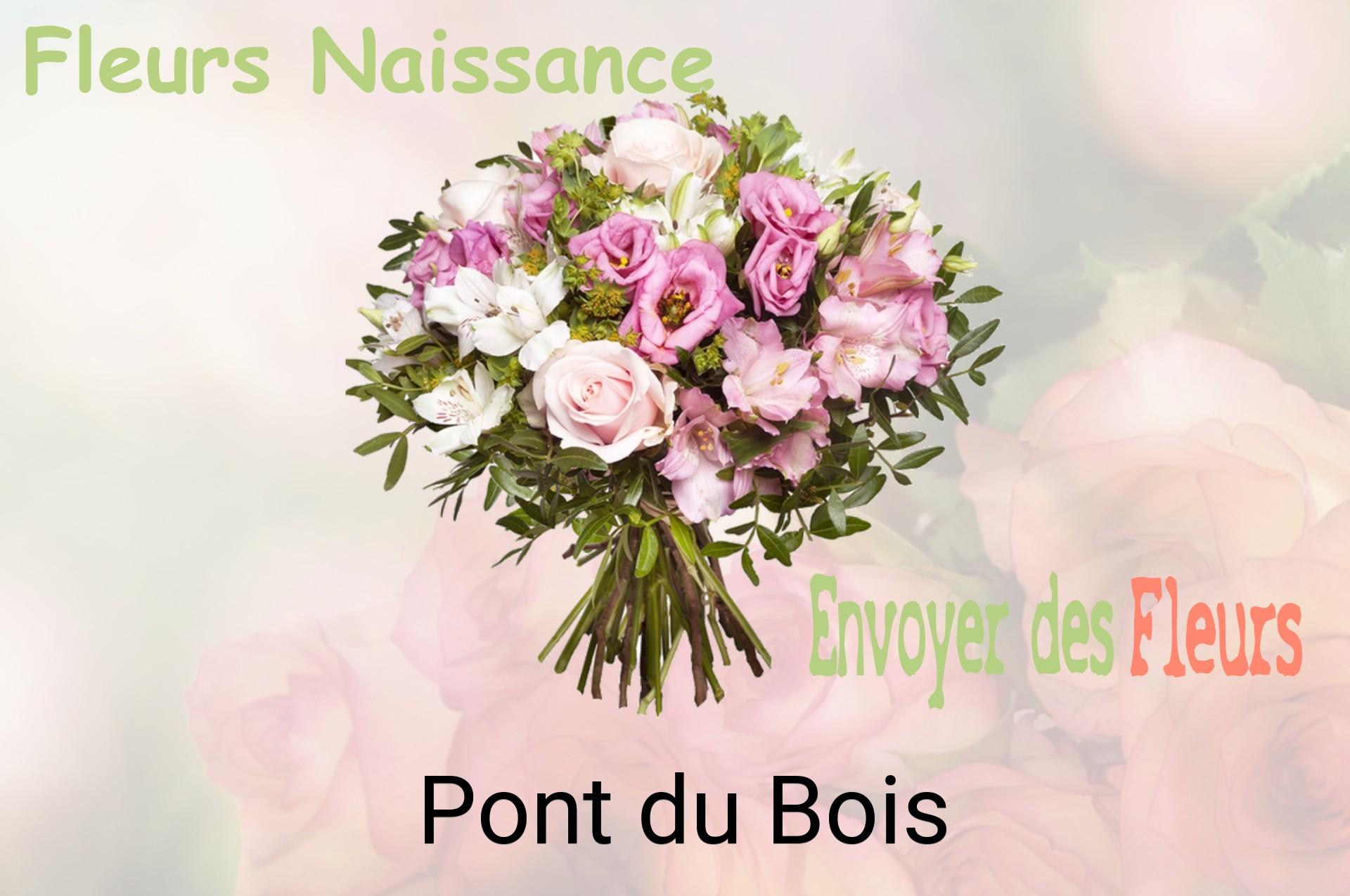 Bouquet de fleurs de naissance livré à Pont-du-Bois
